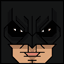 The face of the Squatties Batman - Arkham character. From the Batman themed set.