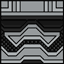 The face of the Squatties Captain Phasma character. From the Star Wars themed set.