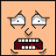 The face of the Squatties Morty Smith character. From the Rick And Morty themed set.