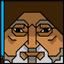 The face of the Squatties Obi-Wan Kenobi character. From the Star Wars themed set.