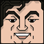 The face of the Squatties Sam Pamphilon character. From the Go 8-Bit themed set.