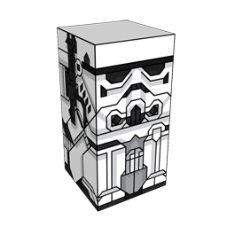 360 degree spinnable 3D preview of the Stormtrooper Squatties character. From the Star Wars set.