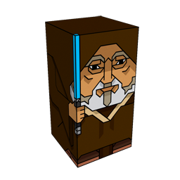 Obi-Wan Kenobi Character Paper Toy | Squatties