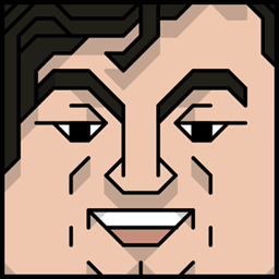 The face of the Squatties Sam Pamphilon character. From the Go 8-Bit set.