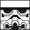 The face of the Squatties Stormtrooper character.. From the Star Wars set.
