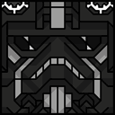The face of the Squatties Tie Fighter Pilot character.