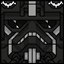 The face of the Squatties Tie Fighter Pilot character. From the Star Wars themed set.