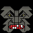 The face of the Squatties Werewolf character.