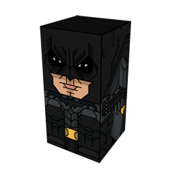 The Squatties Batman - Arkham character. From the Batman set.