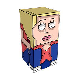360 degree spinnable 3D preview of the Beth Smith Squatties character. From the Rick And Morty set.
