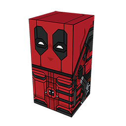 The Squatties Deadpool character. From the Marvel set.