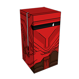 360 degree spinnable 3D preview of the Imperial Royal Guard Squatties character. From the Star Wars set.