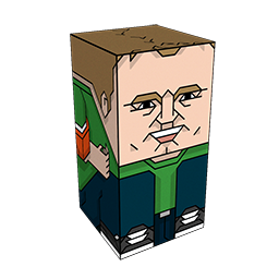 360 degree spinnable 3D preview of the Steve McNeil Squatties character. From the Go 8-Bit set.