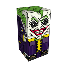 360 degree spinnable 3D preview of the The Joker Squatties character. From the Batman set.