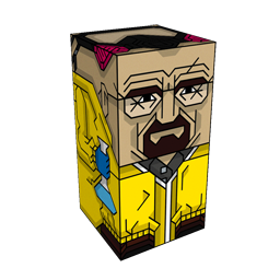 360 degree spinnable 3D preview of the Walter White Squatties character. From the Breaking Bad set.