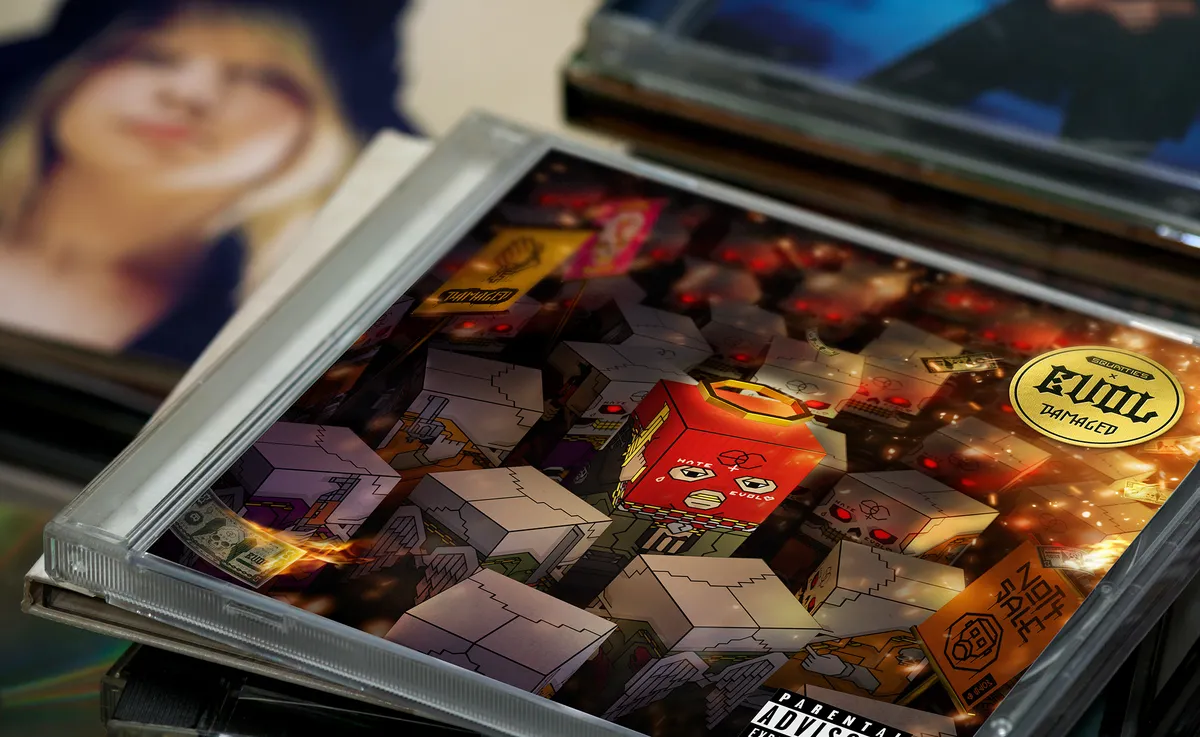 The scene as a CD cover concept.